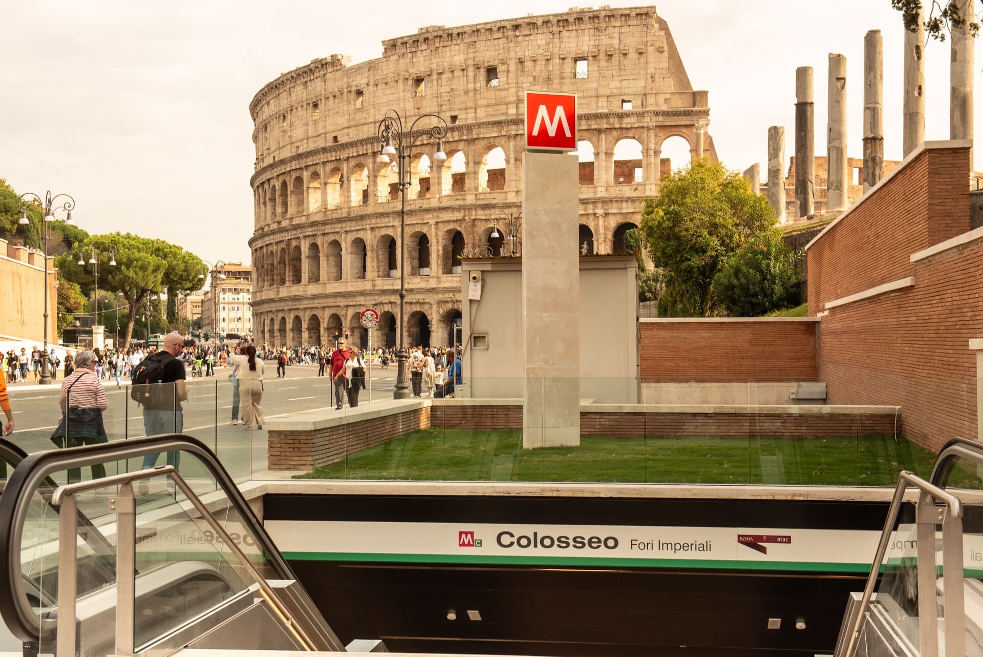 Metro C - Stazioni Fori Imperiali e Porta Metronia